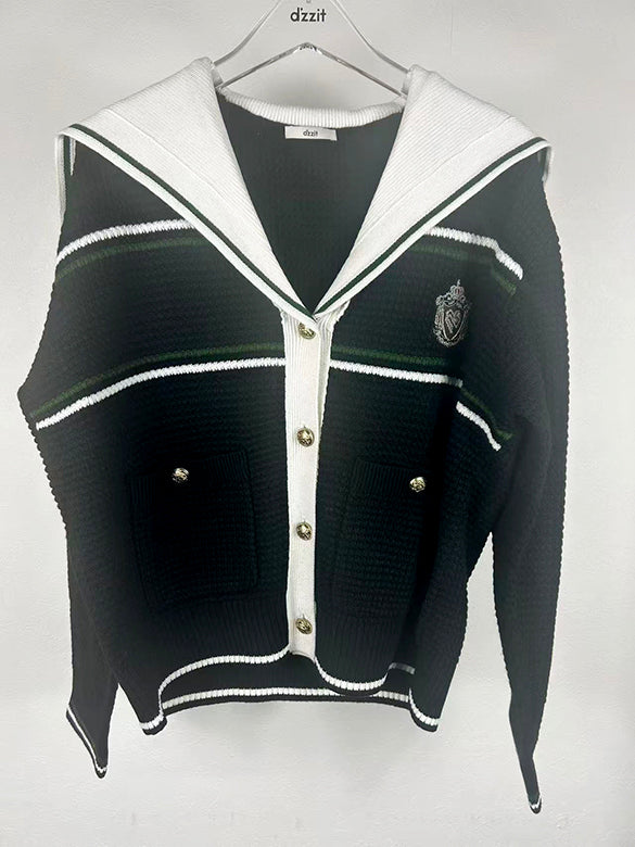 Sailor Collar Design Knit