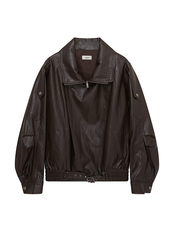 Fake Leather Riders Jacket