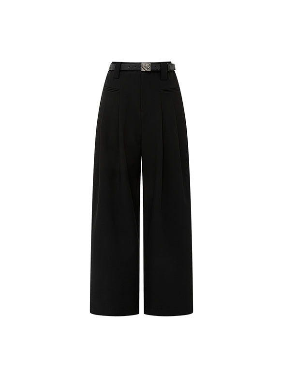 Belted Slacks Pants