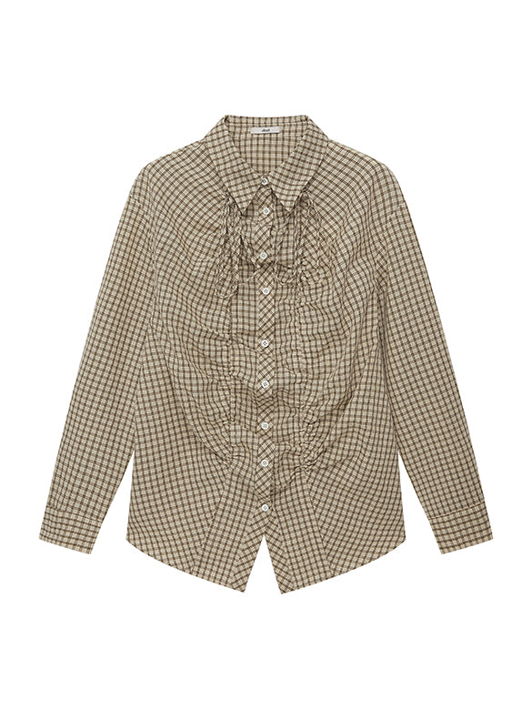 Plaid Code Design Shirt