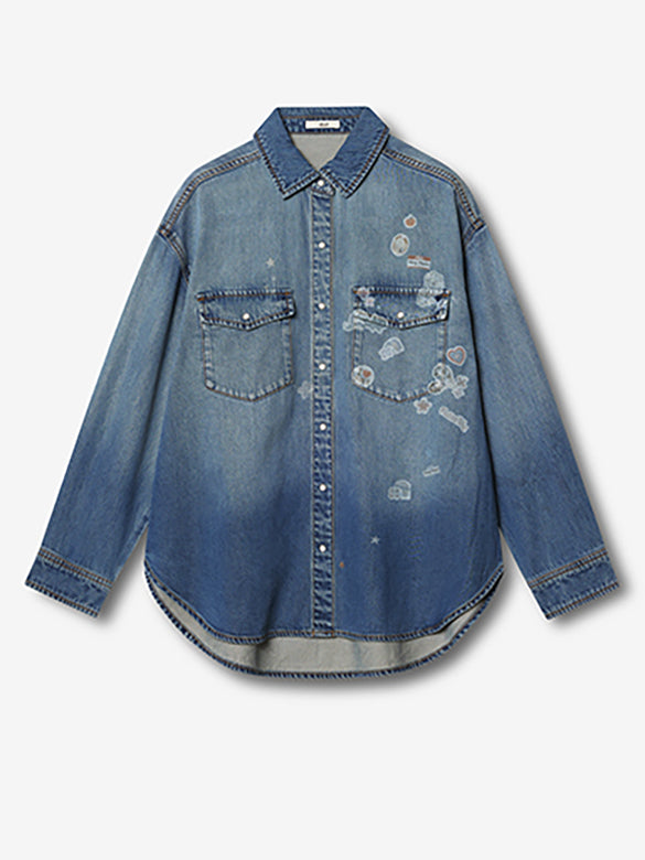Seal Style Denim Shirt