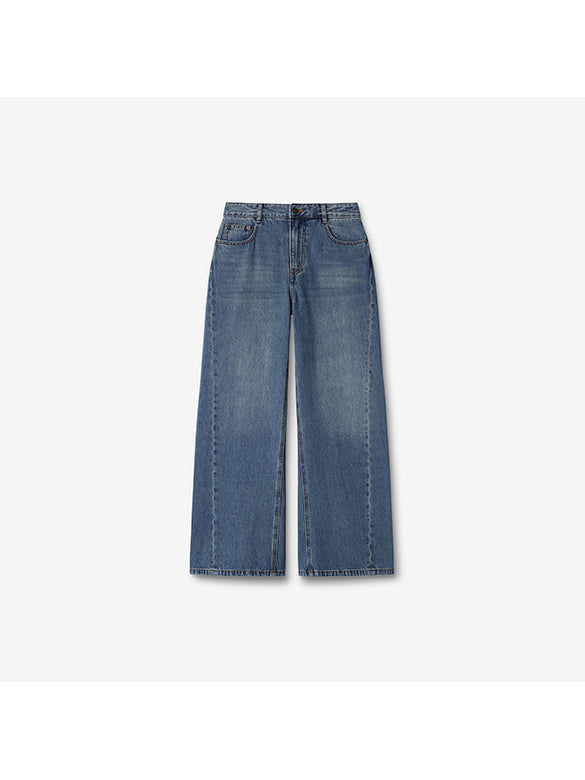 Switching Design Denim Pants