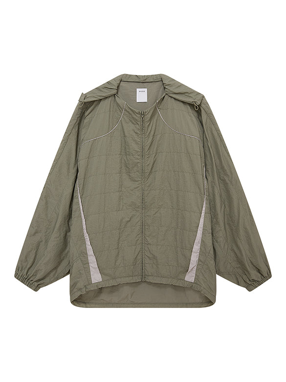 Nylon Design hoodie Blouson