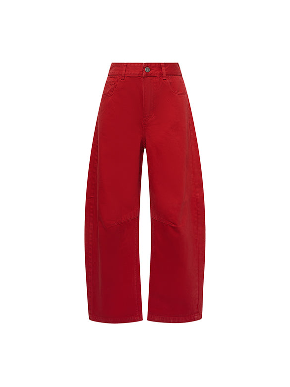 Red Denim Pants