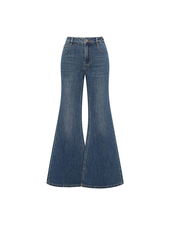 Flare Denim Pants