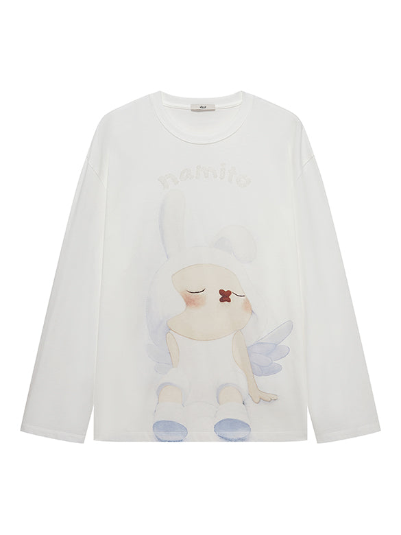 Character Printed Long Sleeves T-shirt
