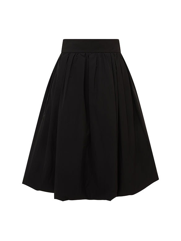 Padded Taffeta Skirt