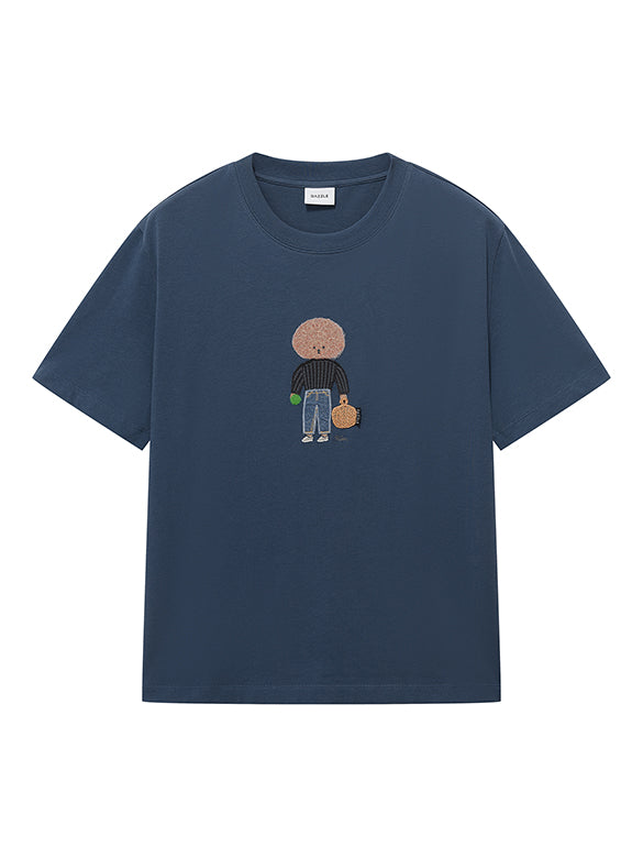 Embroidery Character T-shirt