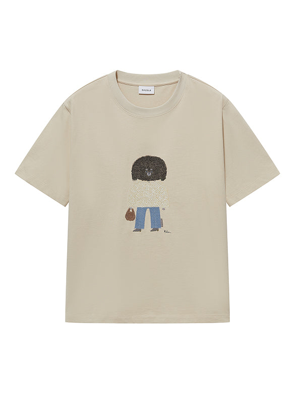 Embroidery Character T-shirt