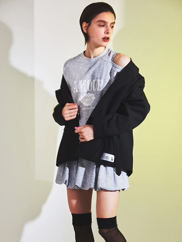 Belt Buckle Design Double Tailored Jacket