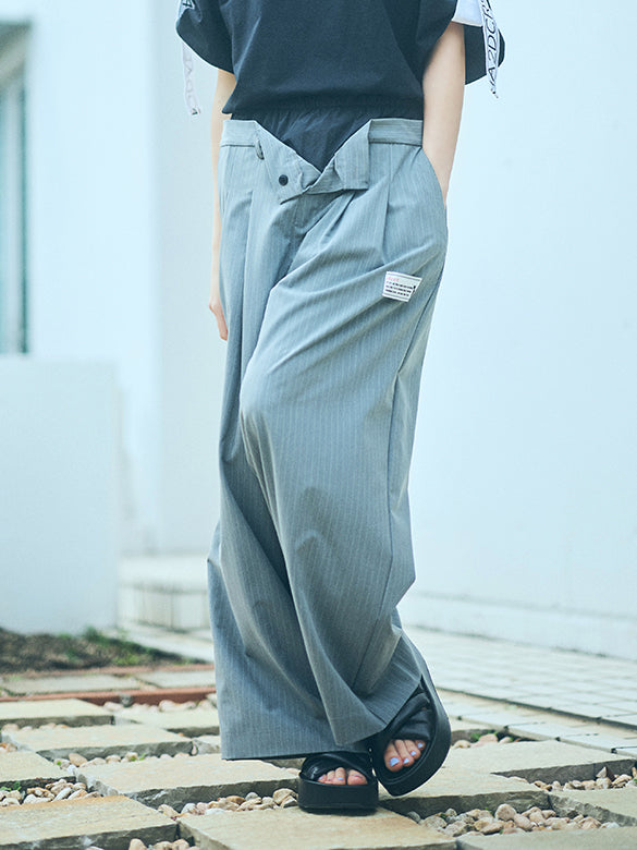 Layered Design Slacks Pants