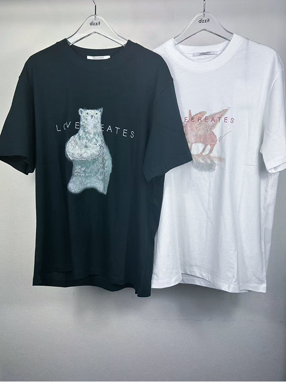 Embroidery Animal T-shirt