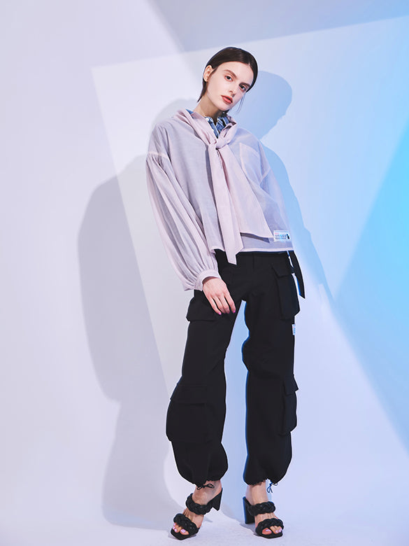 Belt Buckle Design Cargo Pants