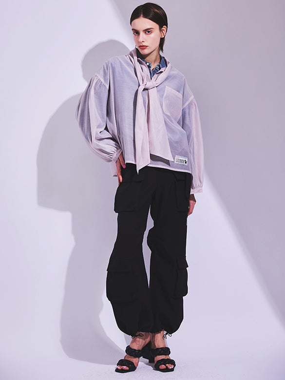 Belt Buckle Design Cargo Pants