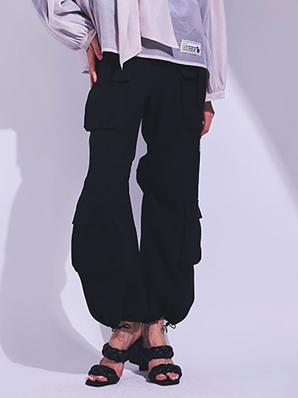 Belt Buckle Design Cargo Pants
