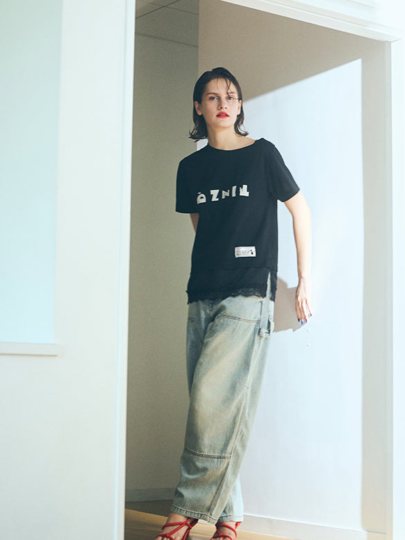 Switch Design Denim Pants