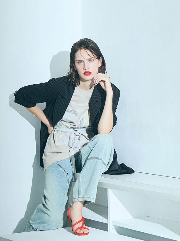Switch Design Denim Pants