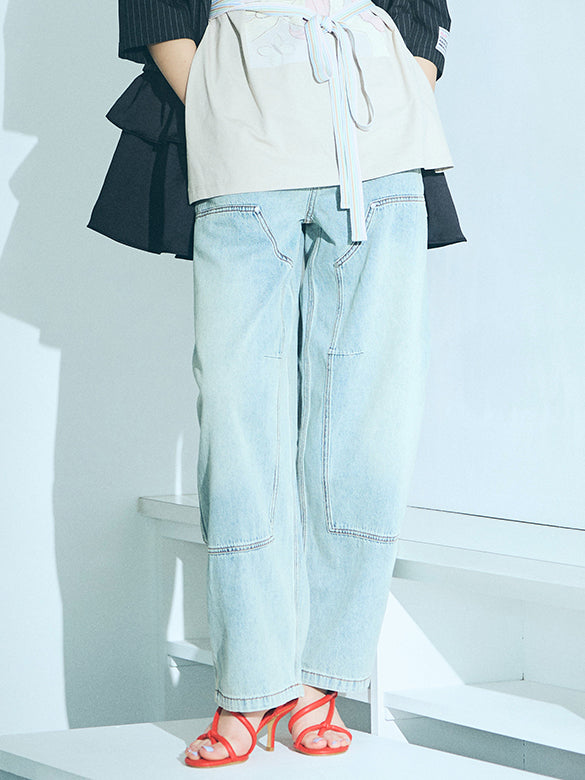 Switch Design Denim Pants