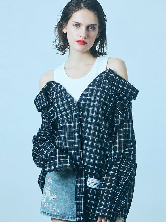 Seal Style Denim Short Pants