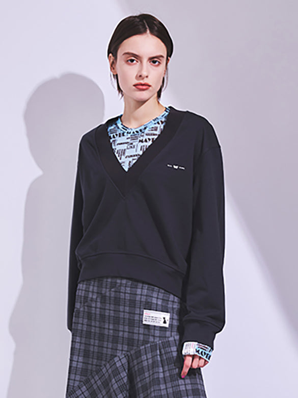 V-neck Sweatshirt