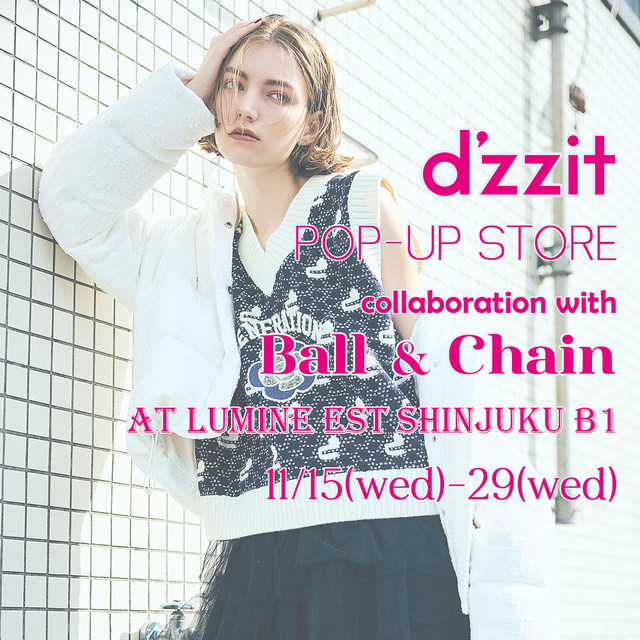 d'zzit サンダー ニット ファー-