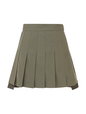 Design Mixed Tuck Skirt