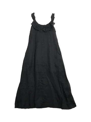 Linen Long Length Cami-Dress
