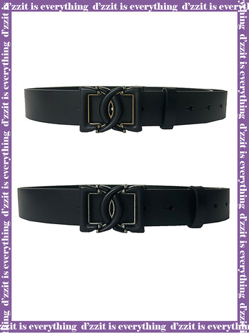 Monogram Buckle Belt