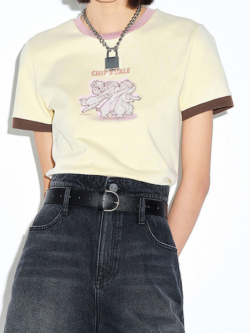Embroidery&Sequins T-Shirt