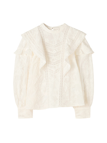 Lace Frill Blouse