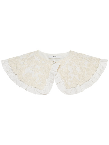 Embroidery Frill Collar