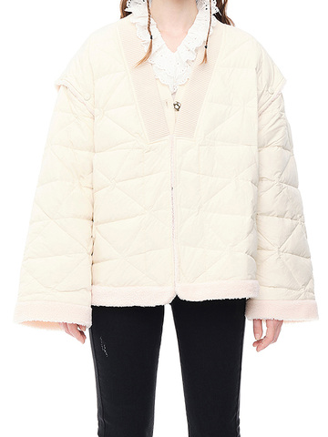 Sleeves Separated Boa Combination Down Jacket