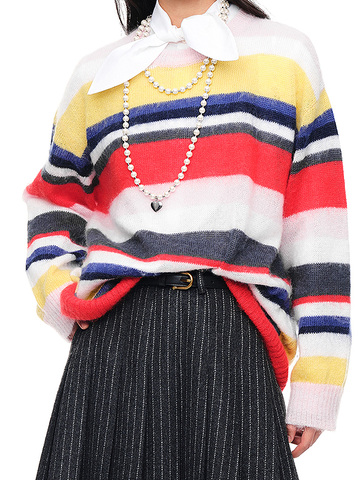 Multi Color Stripe Knit