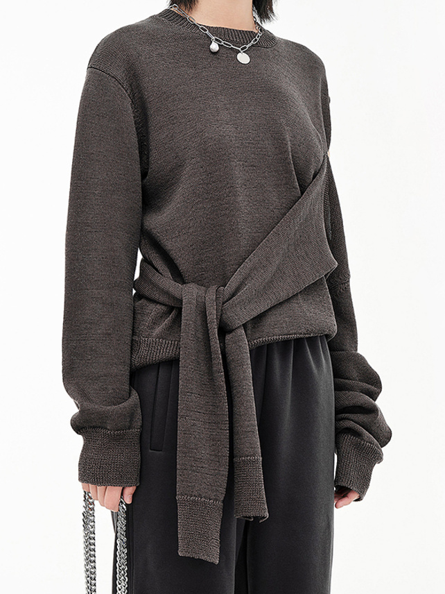 Sleeve Design Knit Top