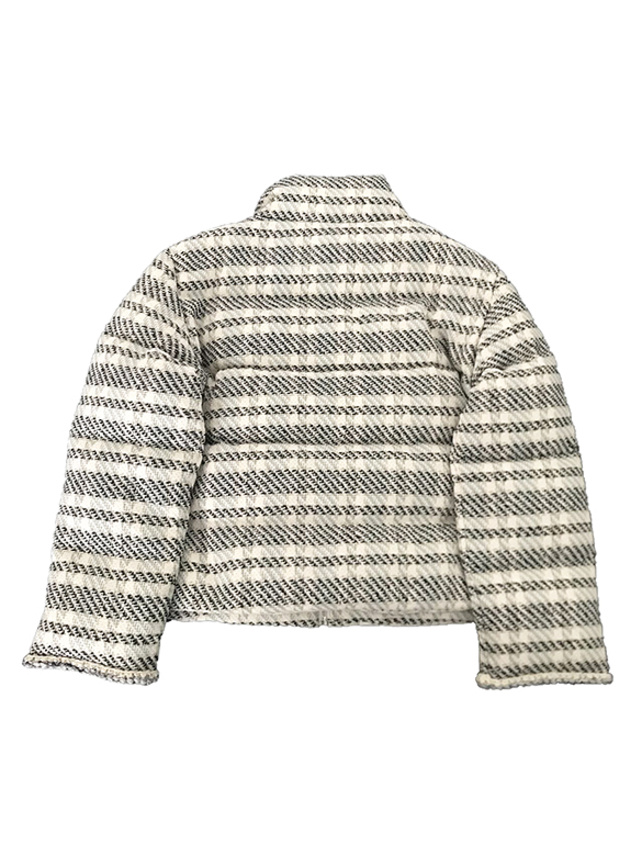 Tweed Down Jacket - DAZZLE FASHION(ダズルファッション)／d'zzit