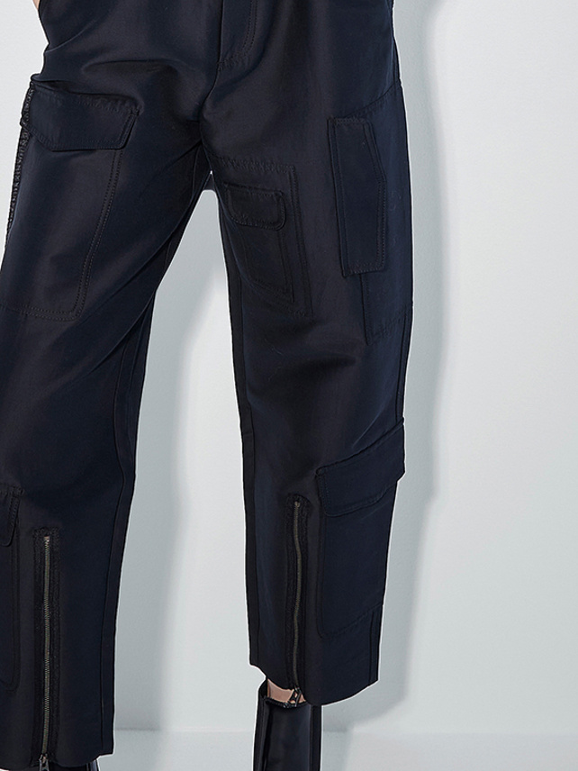 Zipper Design Cargo Pants