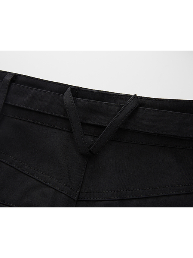 Belted Design Cargo Pants