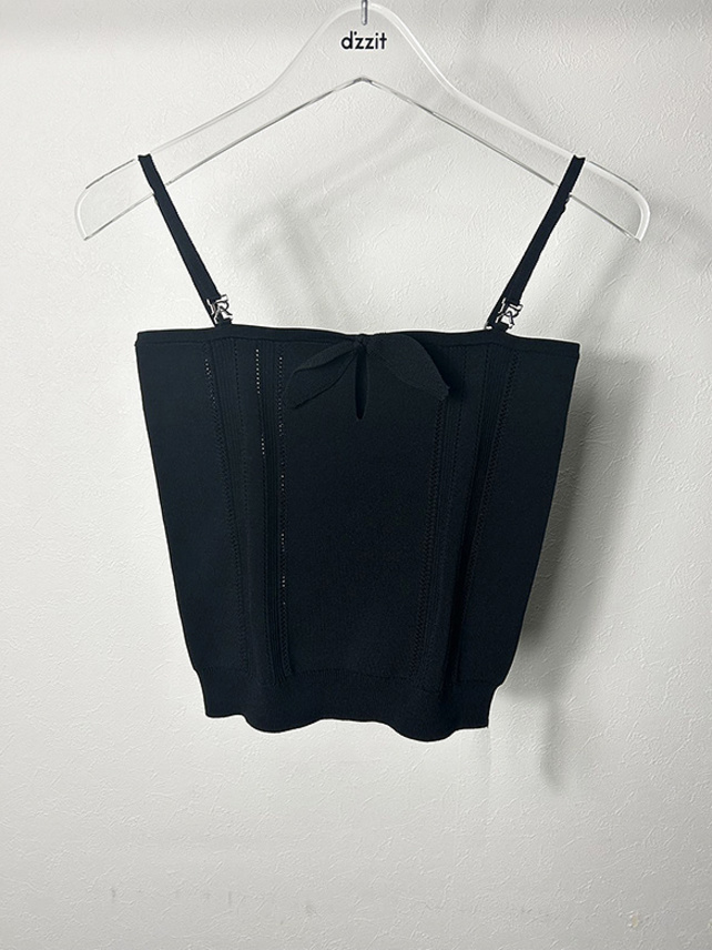 Ribbon Design Knit Camisole