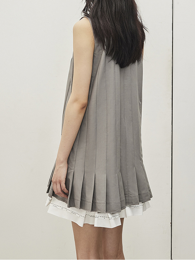 Hem Tape Tuck Dress