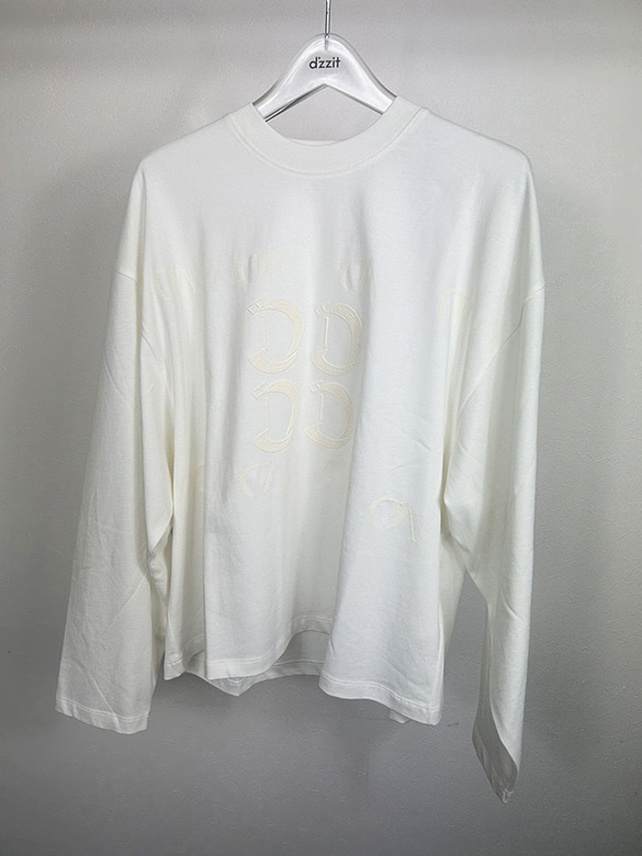 Embroidery Design Long Sleeves T-Shirt