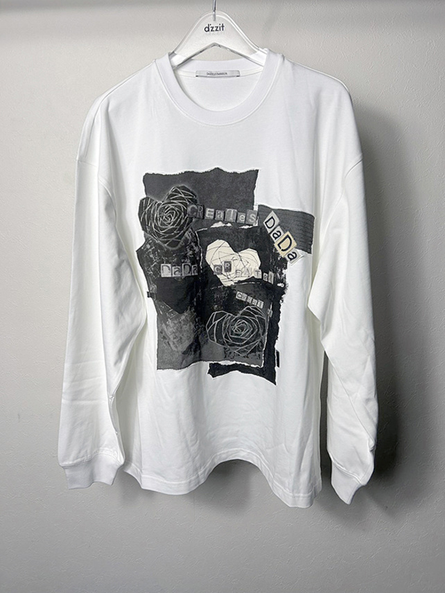 Rock Photo Patch Long Sleeves T-Shirt