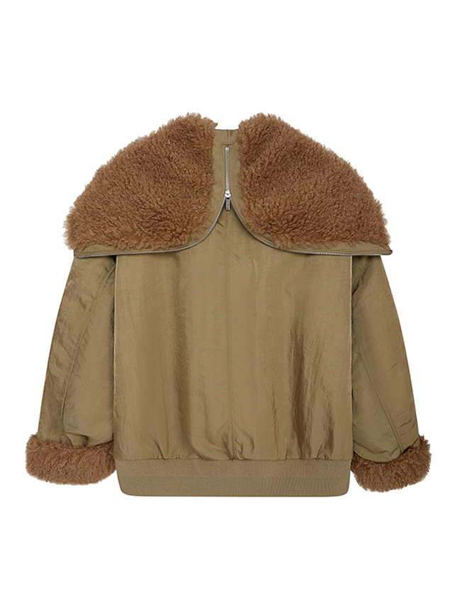 Boa Collar Blouson