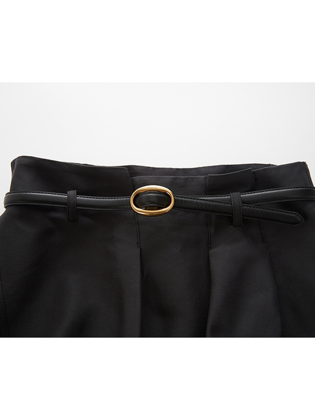 Belted Cargo Skirt