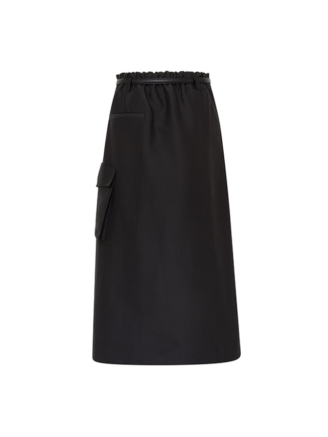 Belted Cargo Skirt