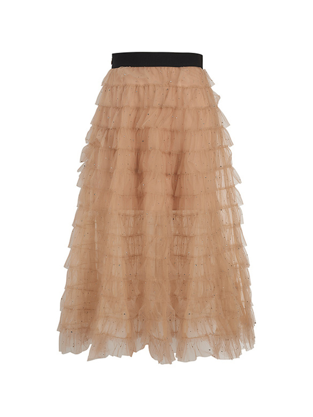 Tulle Lace Long Skirt
