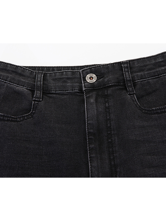 Front Slit Denim Pants - DAZZLE FASHION(ダズルファッション)／d 
