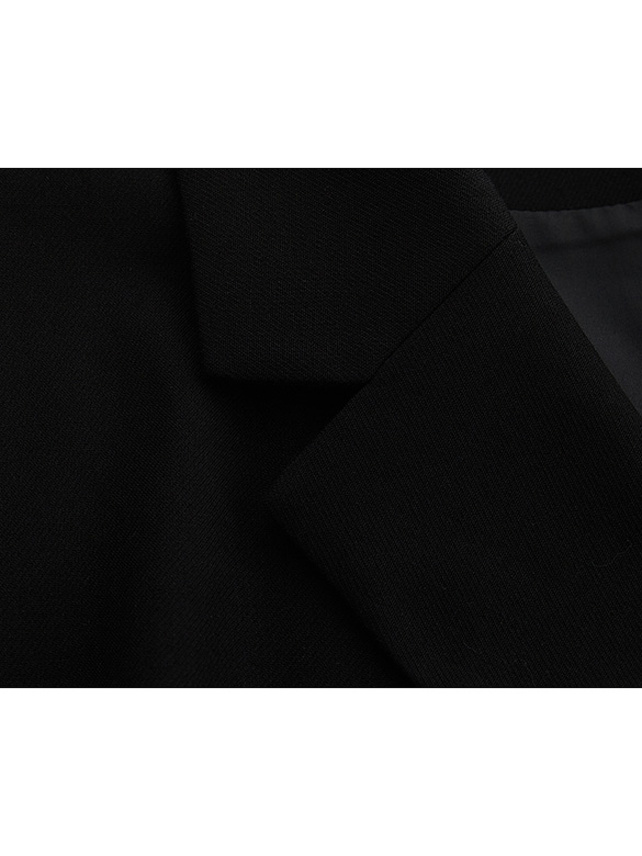 Black Design Short Jacket