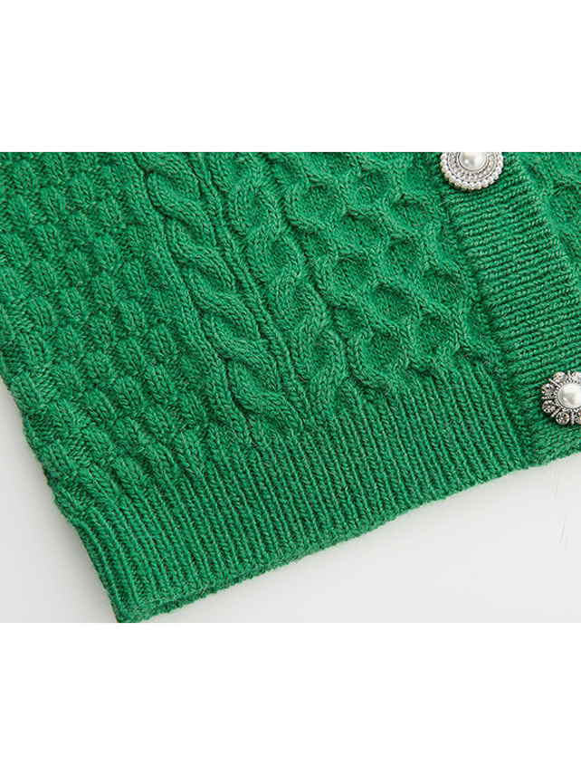 Green Knit Bustier