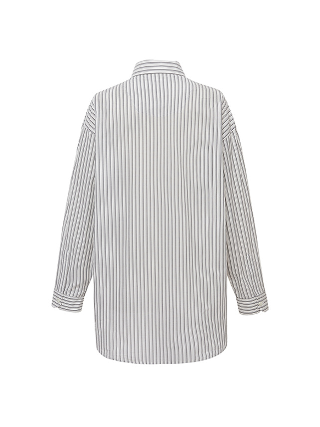 Sequins Rabbit Stripe Shirt
