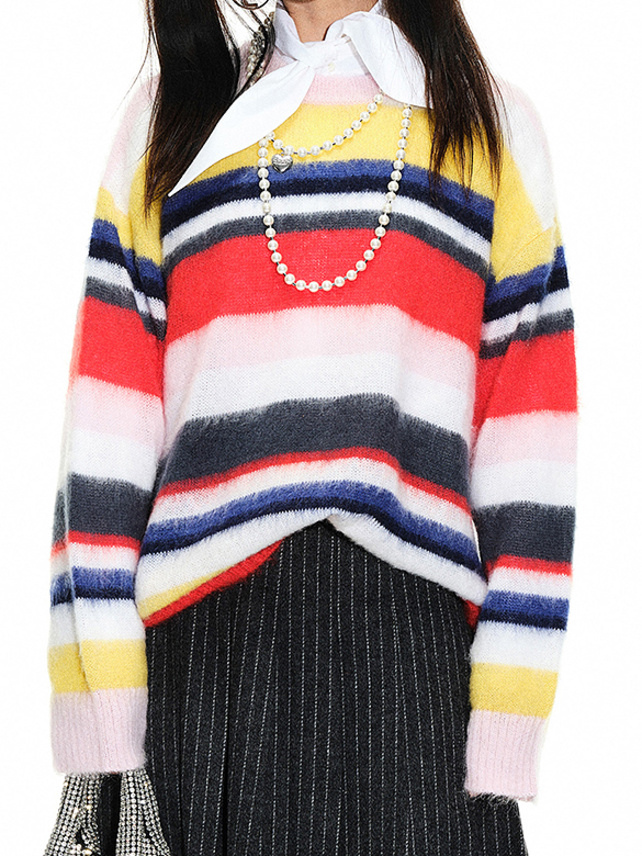 Multi Color Stripe Knit - DAZZLE FASHION(ダズルファッション)／d 
